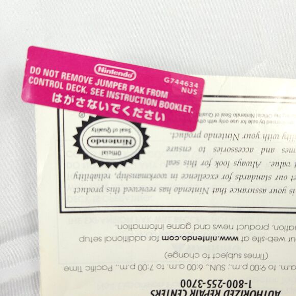 Nintendo 64, Rumble Pack, & Expansion Pack Instruction Manuals Booklets *ONLY* - Picture 9 of 12